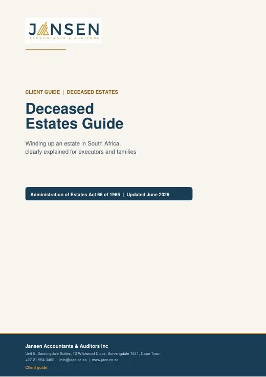 Deceased Estates Guide cover