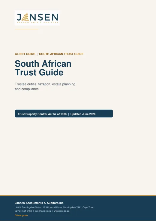 South African Trust Guide cover