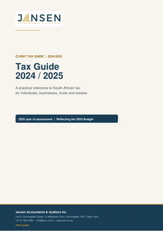 Tax Guide 2024/2025 cover