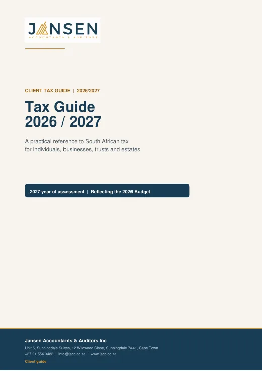 Tax Guide 2026/2027 cover
